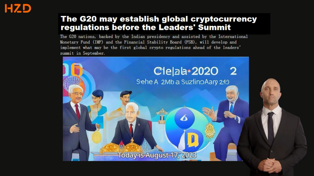 The G20 may establish global cryptocurrency regulations ahead of the September Leaders' Summit to address the risks and opportunities of cryptocurrencies